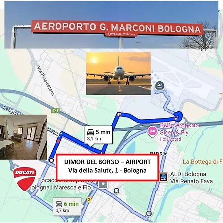 公寓 Dimora Del Borgo - Airport
